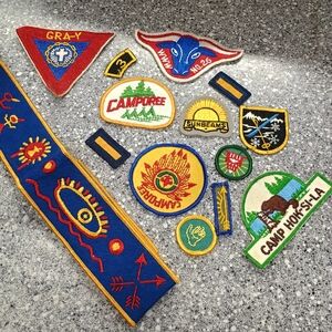 Colorful Embroidered Kids Patch Set